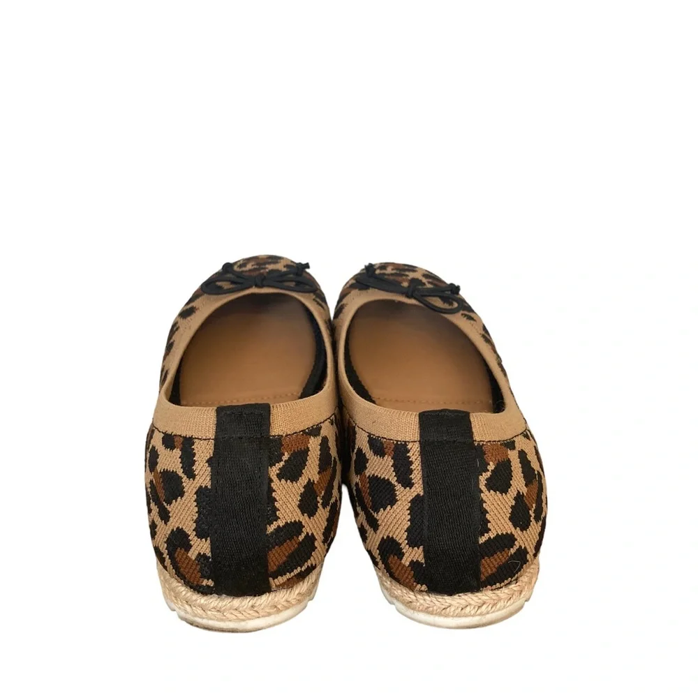 Kelly & Katie Cheetah‎ Print Espadrille Flats